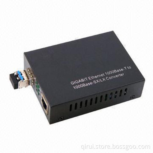 Fiber to RJ45/SFP media converter, 1.25g, 1310, SFP slots